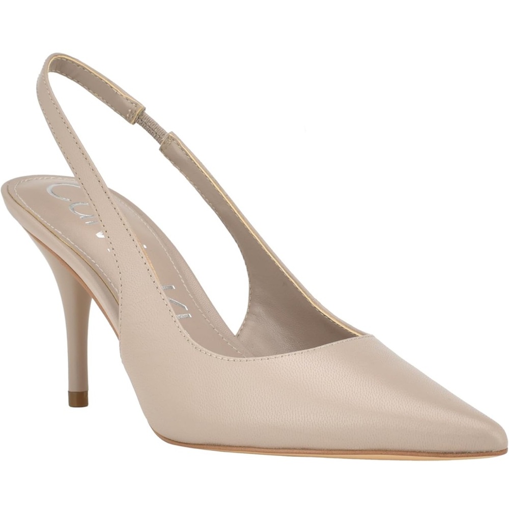 NEVER WORN - Calvin Klein Taupe Beige Slingback Heels cinola dress pump